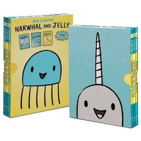 Narwhal and Jelly Box Set (Books 1, 2, 3, and Poster) by Ben Clanton