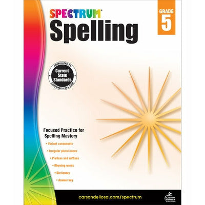 Spectrum Spelling, Grade 5 by Spectrum