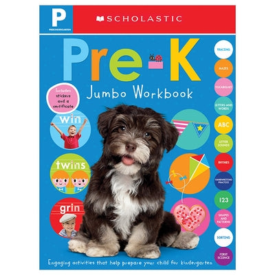 Pre-K Jumbo Workbook: Scholastic Early Learners (Jumbo Workbook) by Scholastic