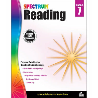 Spectrum Reading G.7 Workbook, Grade 7 by Spectrum