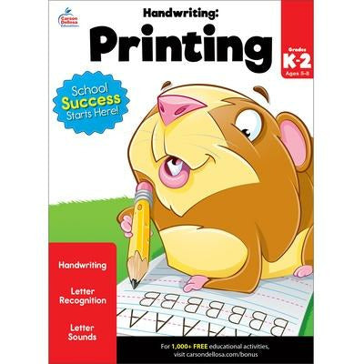 Handwriting: Printing Workbook by Brighter Child