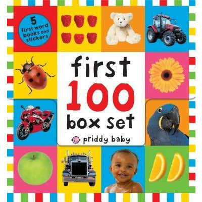First 100 PB Box Set (5 Books): First 100 Words; First 100 Animals; First 100 Trucks and Things That Go; First 100 Numbers; First 100 Colors, Abc, Num by Roger Priddy