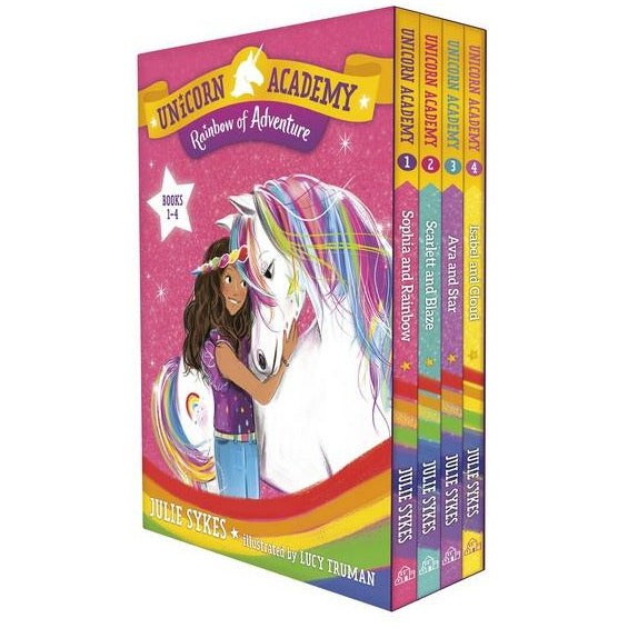 Unicorn Academy: Rainbow of Adventure Boxed Set (Books 1-4) by Julie Sykes