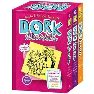 Dork Diaries Box Set (Book 1-3): Dork Diaries; Dork Diaries 2; Dork Diaries 3 by Rachel Renée Russell