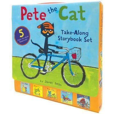 Pete the Cat Take-Along Storybook Set: 5-Book 8x8 Set by James Dean