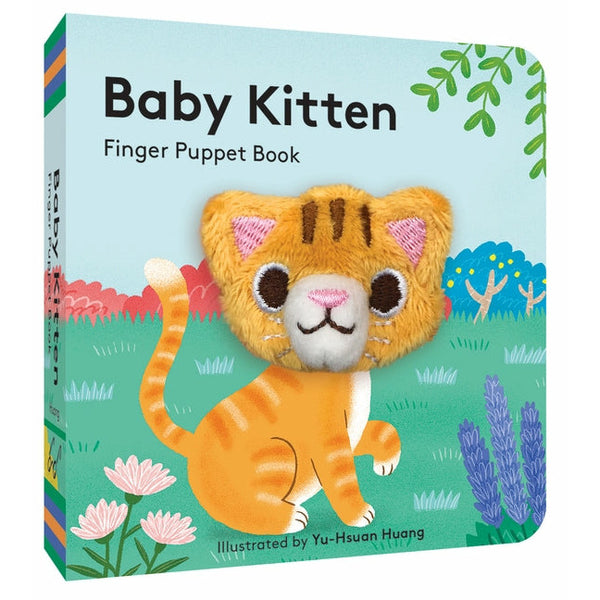 Baby Kitten: Finger Puppet Book: (Board Book with Plush Baby Cat, Best Baby Book for Newborns) by Chronicle Books