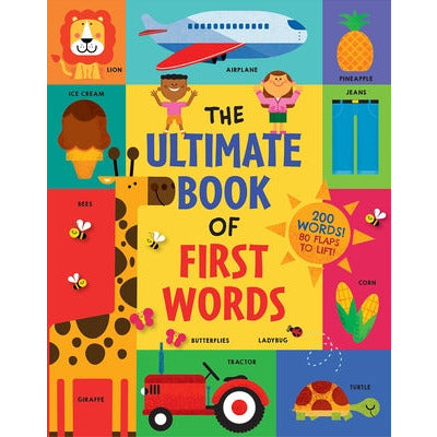 The Ultimate Book of First Words: 200 Words! 80 Flaps to Lift! by Steve Mack