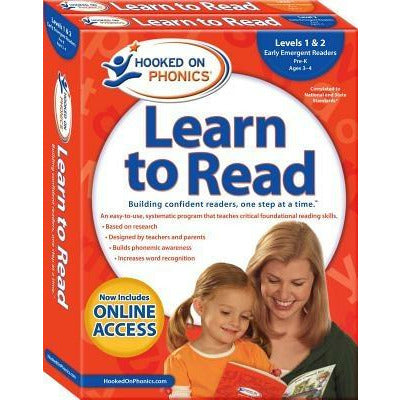 Hooked on Phonics Learn to Read - Levels 1&2 Complete, 1: Early Emergent Readers (Pre-K Ages 3-4) by Hooked on Phonics